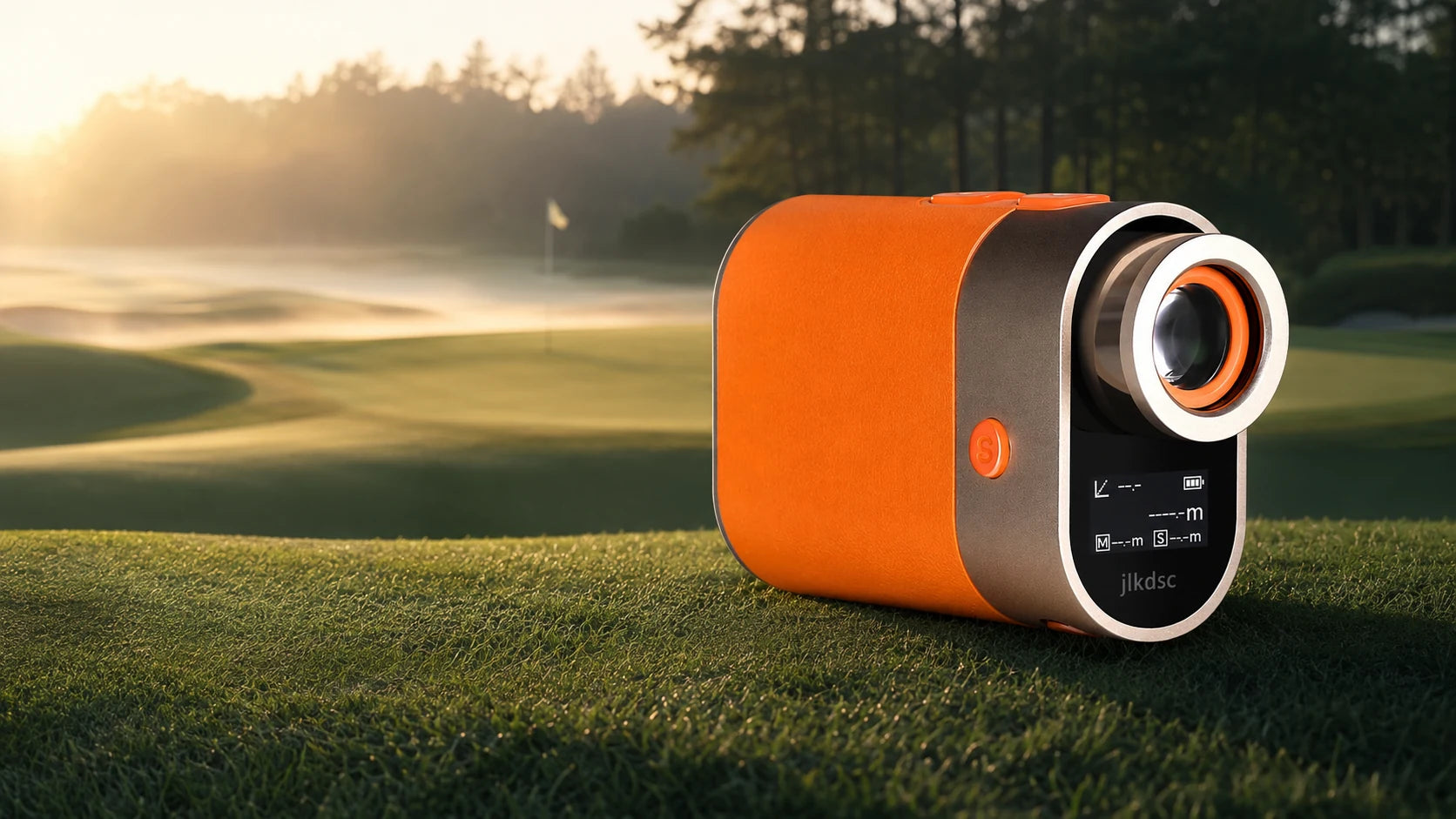 jlkdsc Golf-Laser-Entfernungsmesser auf dem Golfplatz